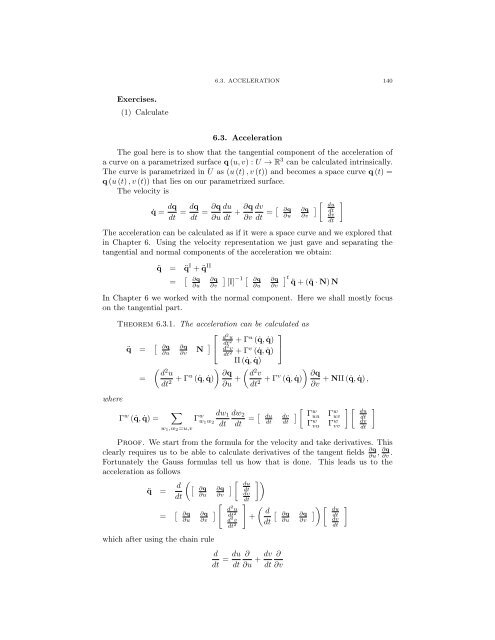 Lecture Notes for 120 - UCLA Department of Mathematics