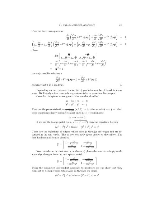 Lecture Notes for 120 - UCLA Department of Mathematics