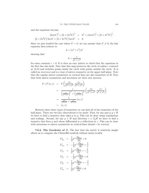 Lecture Notes for 120 - UCLA Department of Mathematics