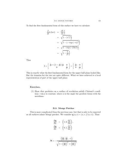 Lecture Notes for 120 - UCLA Department of Mathematics