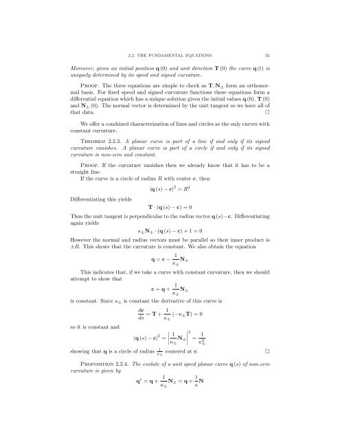 Lecture Notes for 120 - UCLA Department of Mathematics