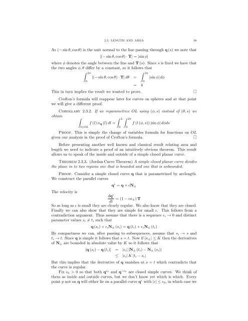 Lecture Notes for 120 - UCLA Department of Mathematics