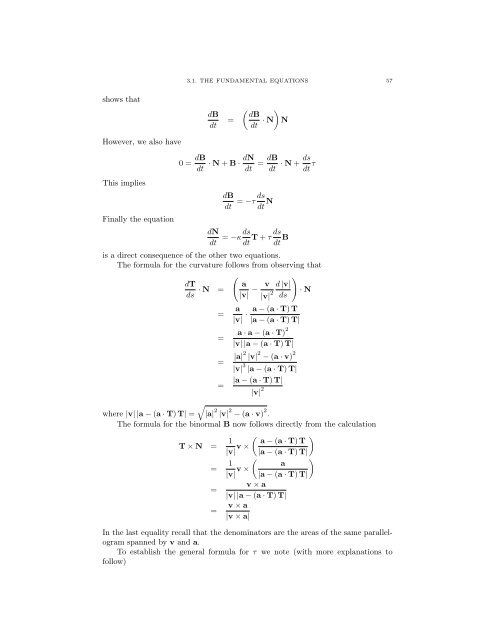 Lecture Notes for 120 - UCLA Department of Mathematics