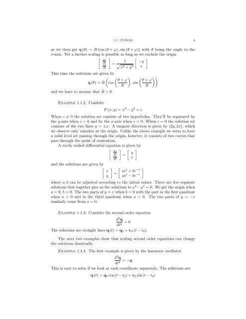 Lecture Notes for 120 - UCLA Department of Mathematics