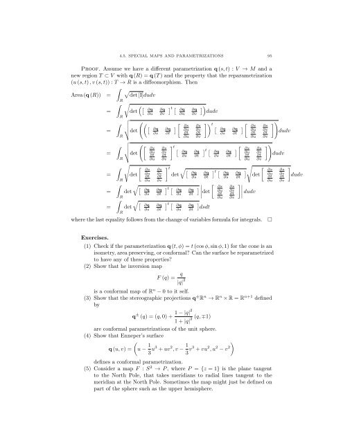 Lecture Notes for 120 - UCLA Department of Mathematics