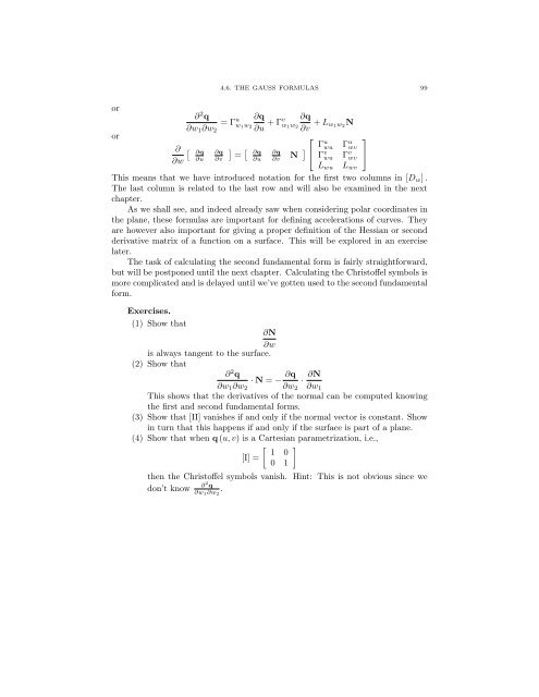 Lecture Notes for 120 - UCLA Department of Mathematics