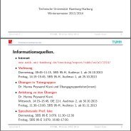 Folien-DV - Fachbereich Mathematik - Universität Hamburg