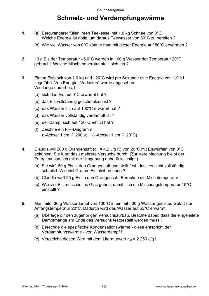 38 Gratis Magazine Von MATHE.PHYSIK.AUFGABEN.DE