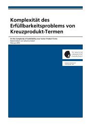 Komplexität des Erfüllbarkeitsproblems von Kreuzprodukt-Termen