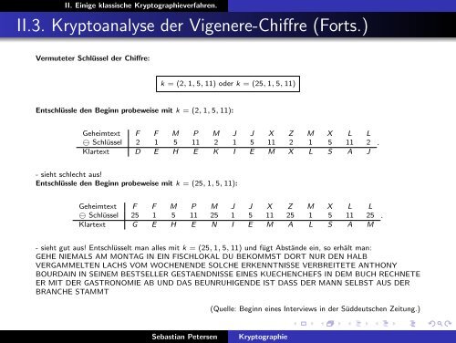 Kryptographie