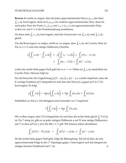 Funktionalanalysis - Mathematik
