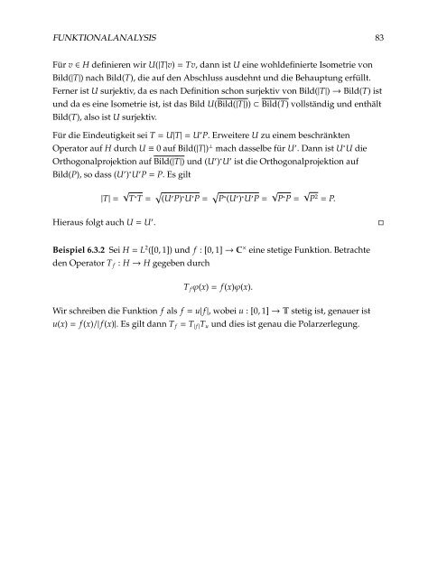 Funktionalanalysis - Mathematik