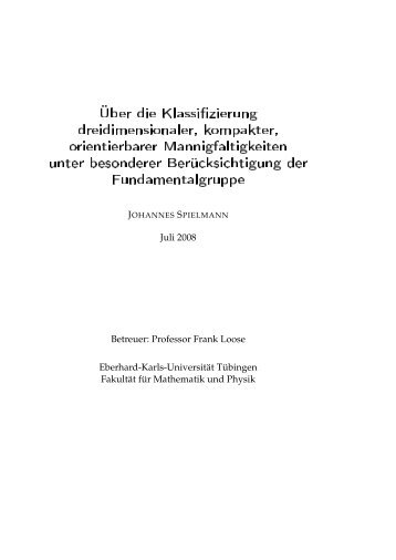 pdf-datei - Mathematik - Universität Tübingen