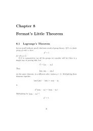 Chapter 8 Fermat's Little Theorem