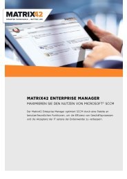 Matrix42 Enterprise Manager für SCCM (DE)