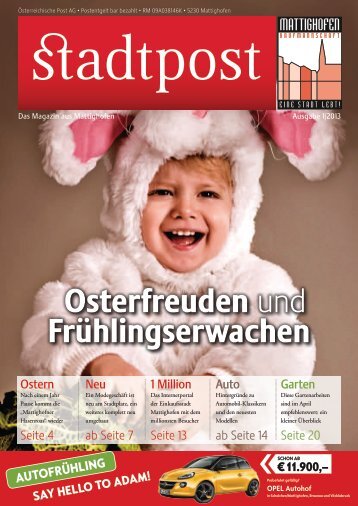 Stadtpost Ostern 2013/Teil 1 - Mattighofen erleben