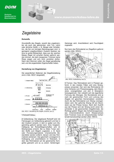 HE5.pdf Ziegelsteine - Mauerwerksbau-Lehre