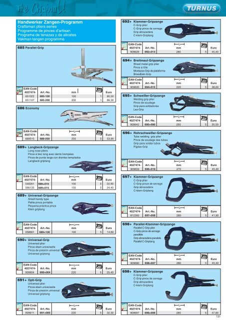 Fachhandels-Preisliste