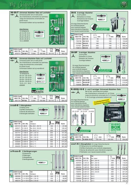 Fachhandels-Preisliste