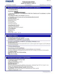 Sicherheitsdatenblatt - maxit Baustoffwerke GmbH