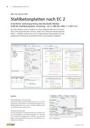 Stahlbetonplatten nach EC 2 - mb AEC Software GmbH