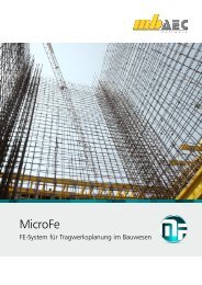 Flyer: MicroFe - mb AEC Software GmbH