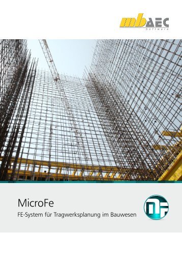 Flyer: MicroFe - mb AEC Software GmbH