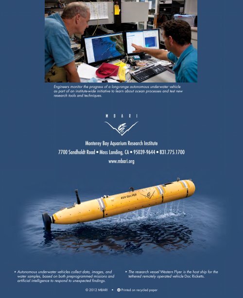 Brochure about MBARI (PDF) - Monterey Bay Aquarium Research ...