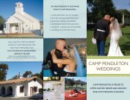 CAMP PENDLETON WEDDINGS - MCCS Camp Pendleton