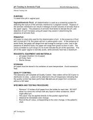 pH Testing in Amniotic Fluid