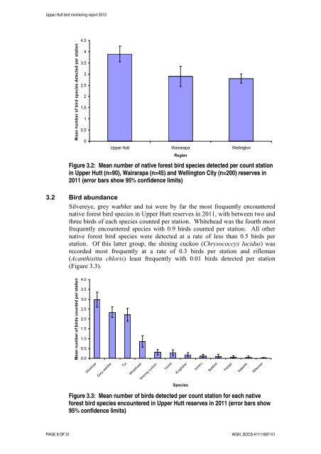 State and trends in the diversity, abundance and distribution of birds ...