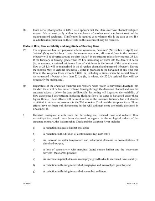 Appendix 9 Aquatic Ecology Review Memorandum - Greater ...