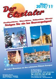 Kurzreisen im Advent PDF - Der Elsetaler