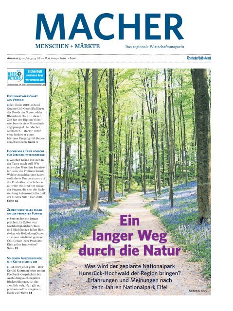 MACHER - Ausgabe 05/2014