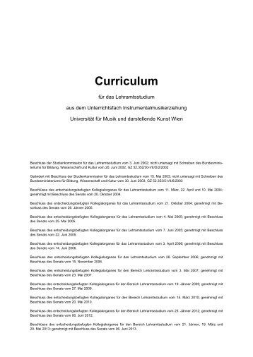 aktueller Studienplan als PDF - UniversitÃ¤t fÃ¼r Musik und ...