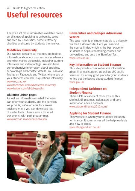 Contact us: - Middlesex University