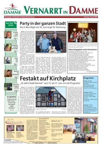 1. Ausgabe vom 10.06.2007 - Die Stadt Damme