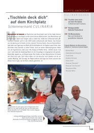 „ Tischlein deck dich“ auf dem Kirchplatz - Meckenheimer Verbund eV
