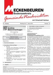 Ausgabe 1-2 - Meckenbeuren