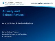 Anxiety and School Refusal