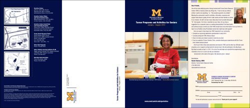Turner Programs and Activities for Seniors - University of Michigan ...