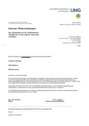 Interner Mutterschutzpass der UMG - Universitätsmedizin Göttingen