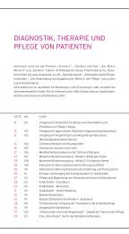 Diagnostik, Therapie und Pflege von Patienten / Patientinnen