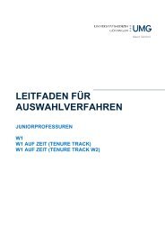 Leitfaden für Auswahlverfahren zur Besetzung von Juniorprofessuren