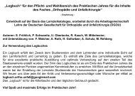 „Logbuch“ für den Pflicht- und Wahlbereich des Praktischen Jahres ...