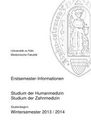 Download - Medizinische Fakultät - Universität zu Köln