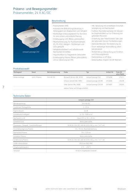 Produktkatalog Theben AG 2014/15: Energie sparen – Komfort erhöhen.