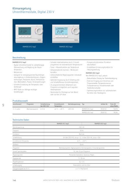 Produktkatalog Theben AG 2014/15: Energie sparen – Komfort erhöhen.