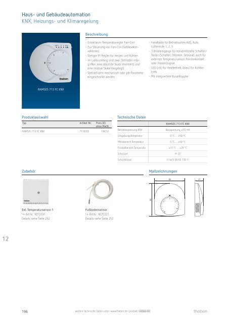 Produktkatalog Theben AG 2014/15: Energie sparen – Komfort erhöhen.