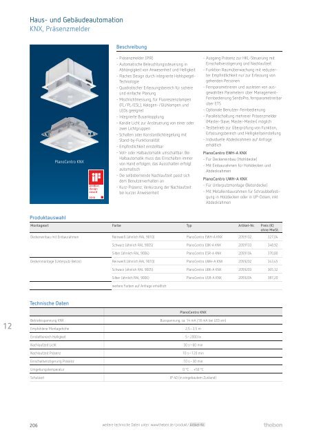 Produktkatalog Theben AG 2014/15: Energie sparen – Komfort erhöhen.